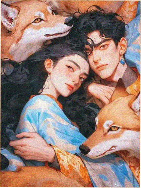 青梅竹马甜宠类小说《青梅煮酒，你是微甜》封面